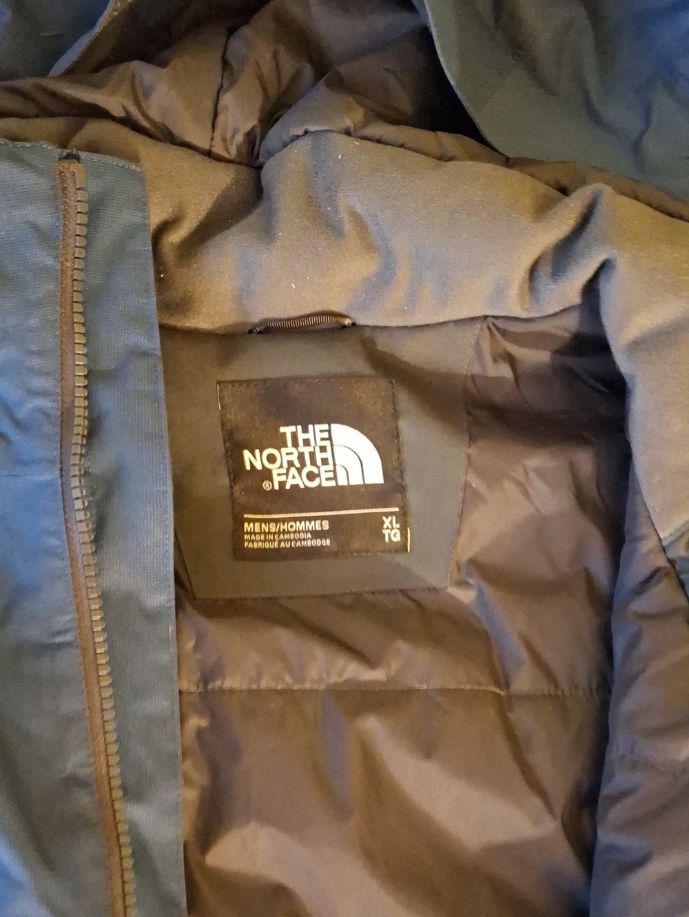 The North Face Men's Dark Blue Puffer Jacket